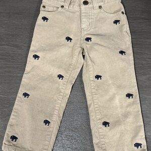 LIKE NEW! Janie and Jack Buffalo Corduroy Pants